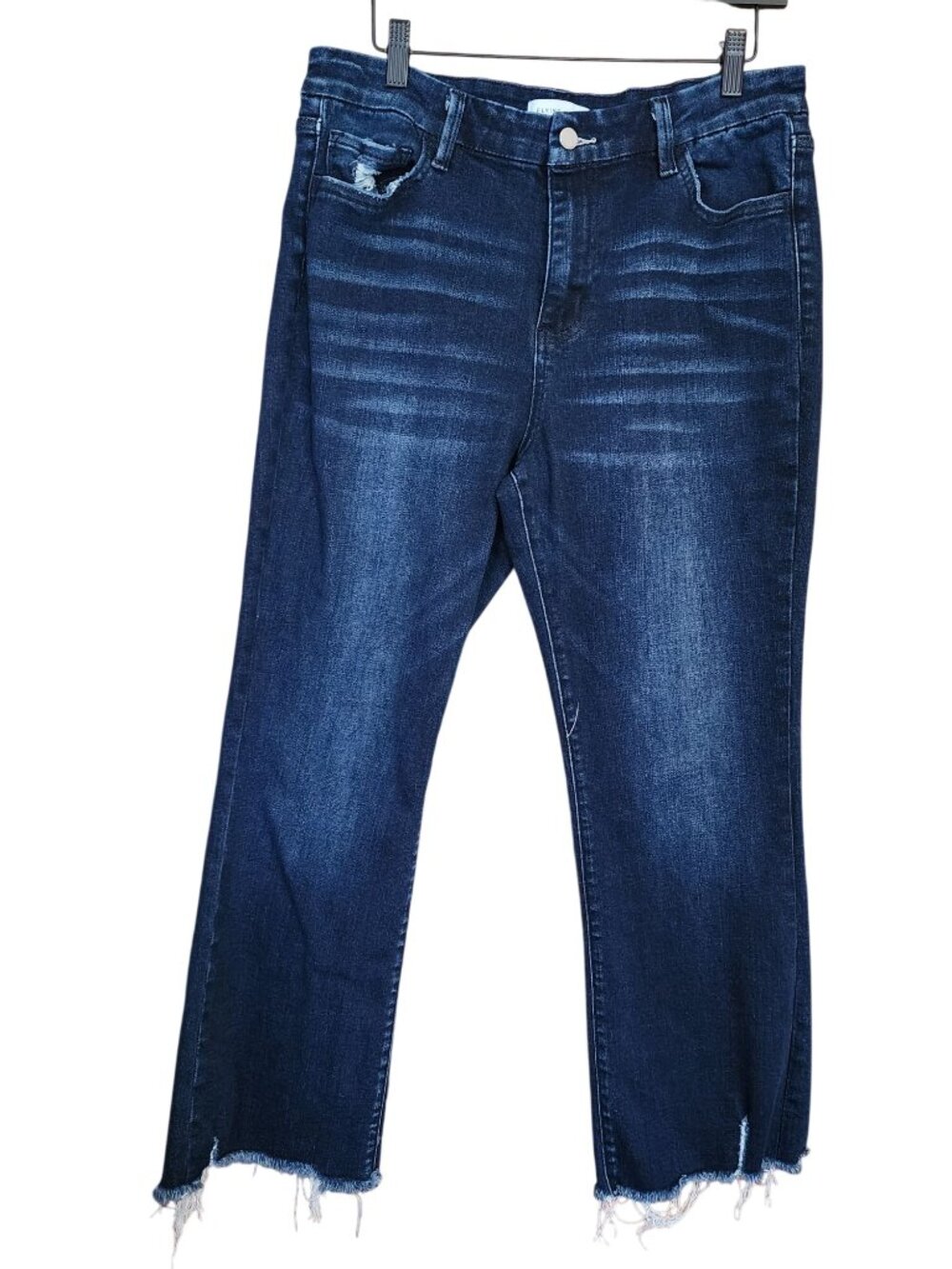 Flying Monkey Straight Leg Raw Hem Denim Jeans Womens Size 31